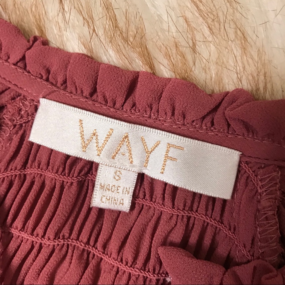 WAYF smocked button down - Picture 6 of 6